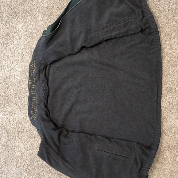 Nautica reversible rain coat / polar fleece - Picture 3 of 11